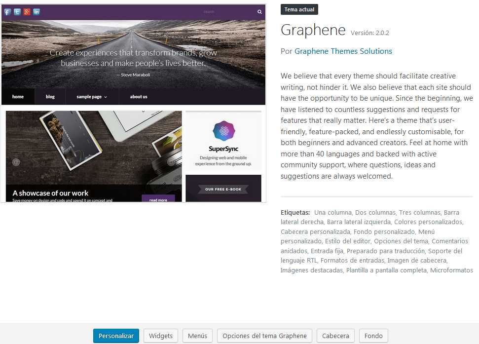 tema wordpress responsive gratis