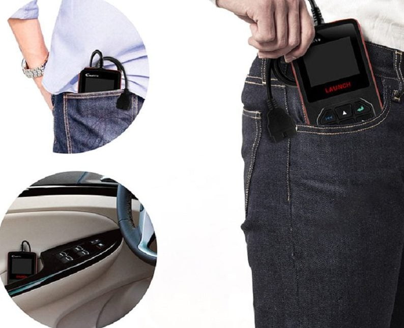 el scanner para autos cabe en un bolsillo