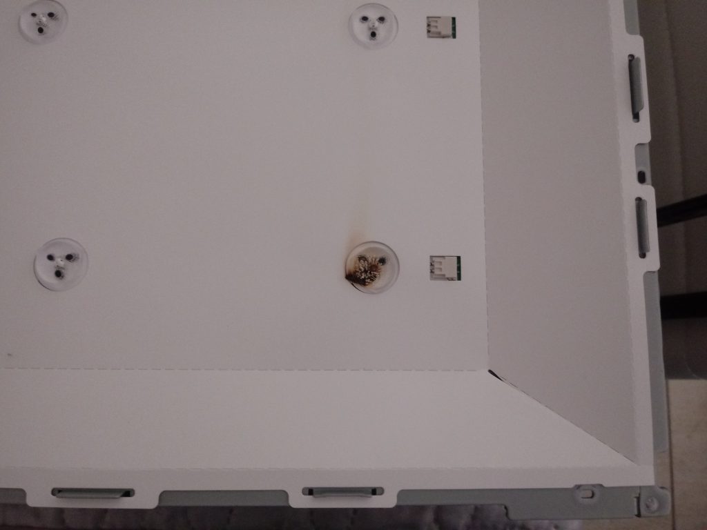 Led quemado en televisor LG de 47 pulgadas