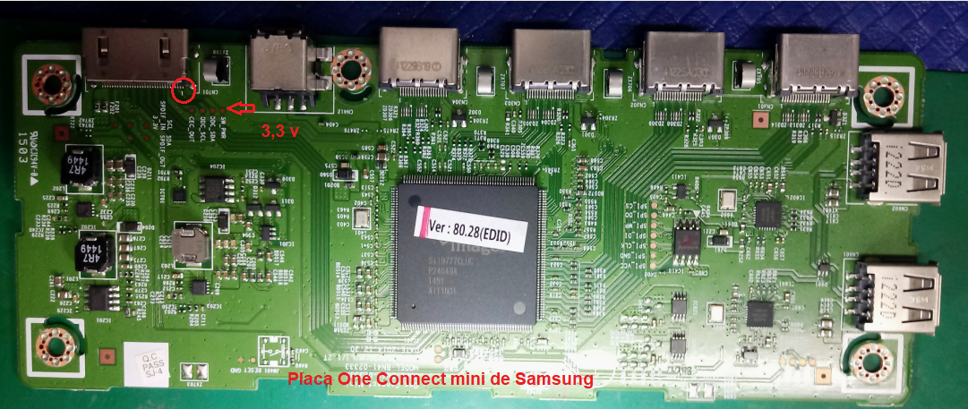 placa electrónica de samsung One Connect mini