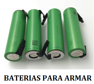 baterías sueltas para armar packs de patinetes