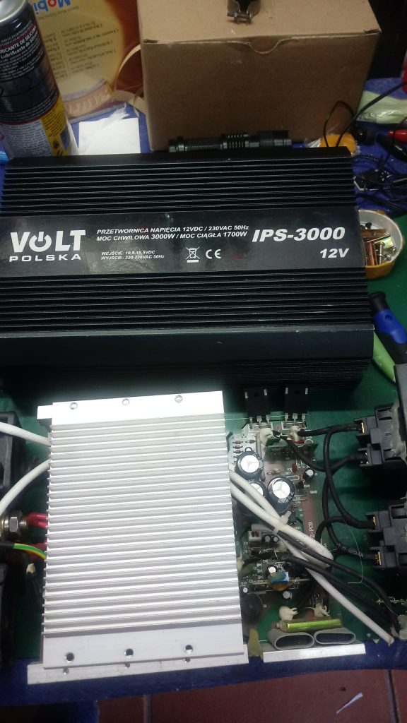 Solución a falla en Inversor de voltaje de 12 voltios a 220 voltios