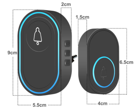 timbre inalámbrico exterior con alarma y wifi