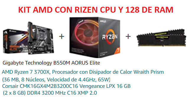 KIT AMM 128 RAM DDR4