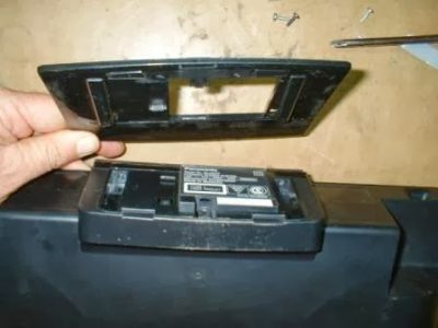 desmontar base del componente de audio panasonic sc-hc27