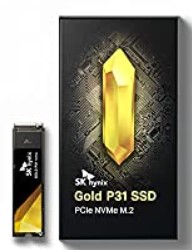 SK hynix SSD interno Gold P31 PCIe NVMe Gen3 M.2 2280 de 1 TB | Hasta 3500 MB/S | SSD compacto M.2 Factor de forma SK hynix SSD | Unidad interna de estado sólido con flash NAND de 128 capas