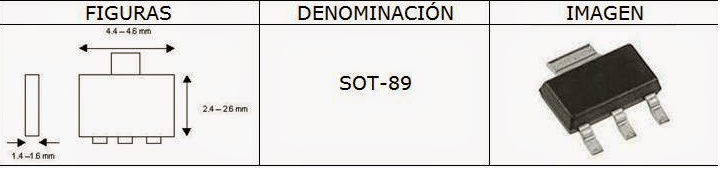 Transistor con encapsulado SOT-89 transistores-SMD-encapsulado-SPT-89