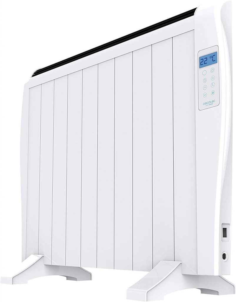 Radiador Eléctrico con mando a distancia. Efectivo para habitaciones de 20 metros cuadrados.