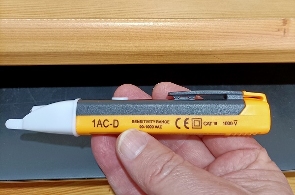 comprobador de voltaje sin contacto