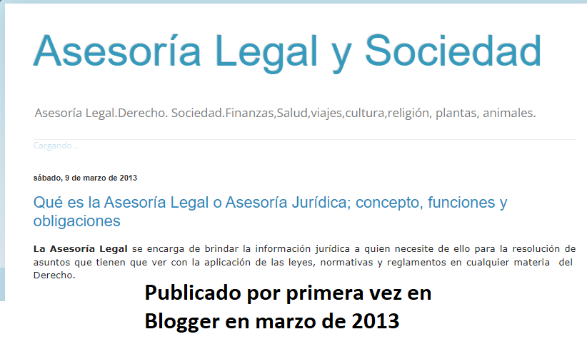 artículo publicado por primera vez en Blogger en marzo del 2013 y que ha sido copiado por otros y publicado en sus sitios o los que gestionan, unas veces arreglando el contenido y otras de forma totalmente copia y pega.