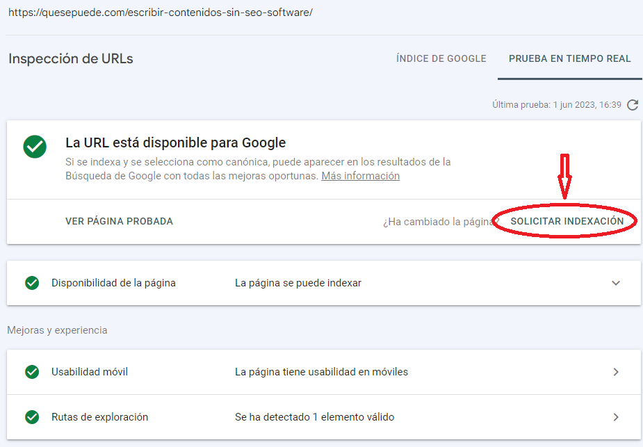 con todo listo y ok en la página puedes solicitar indexación. eso lo hacen los software de SEO pero debes en tonces dar acceso a tus datos estadisticos