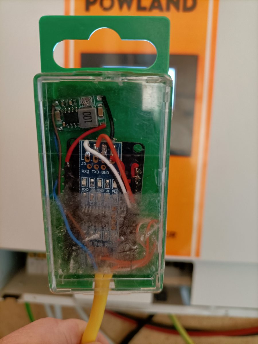 Interfase para red local al inversor solar EASUN POWER con fabricante europeo. POWLAND.