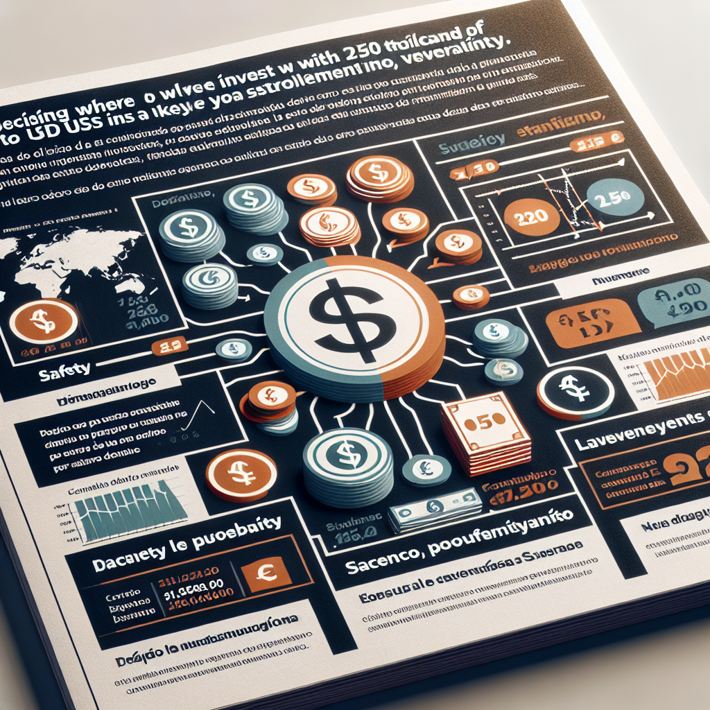 Decidir en qué invertir con 250 mil € o su equivalente USD es una decisión clave y estratégica, ya que esta cantidad ofrece diversas opciones que permiten un equilibrio entre seguridad, rentabilidad y diversificación.